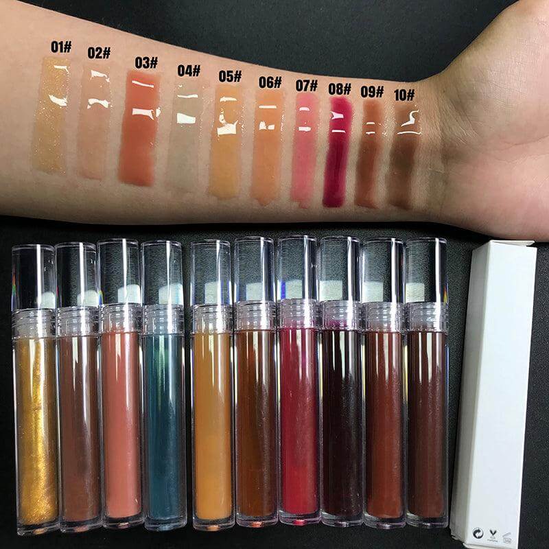 10 Colors Hot Selling Cheap Clear Lipgloss Lip Oil Wholesale Transparent Clear Lip Gloss - Shmily Beauty