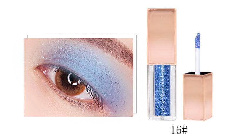 10 Colors Sparkly Metallic Liquid Eyeshadows - Shmily Beauty