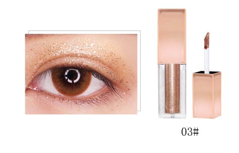 10 Colors Sparkly Metallic Liquid Eyeshadows - Shmily Beauty
