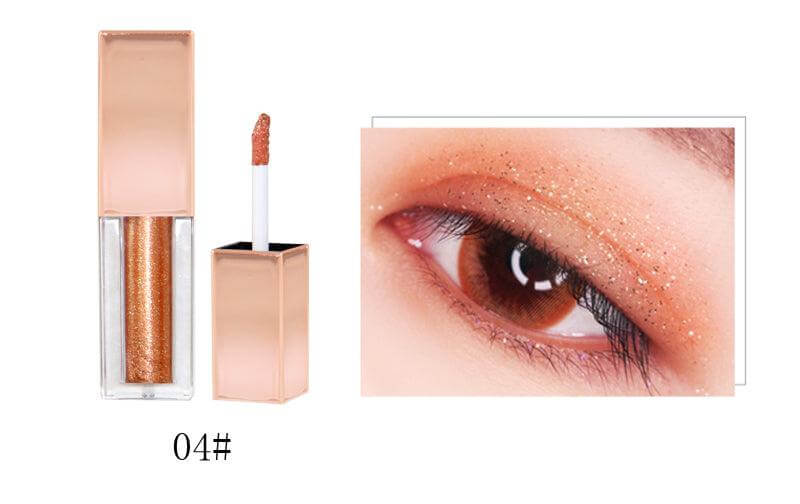 10 Colors Sparkly Metallic Liquid Eyeshadows - Shmily Beauty