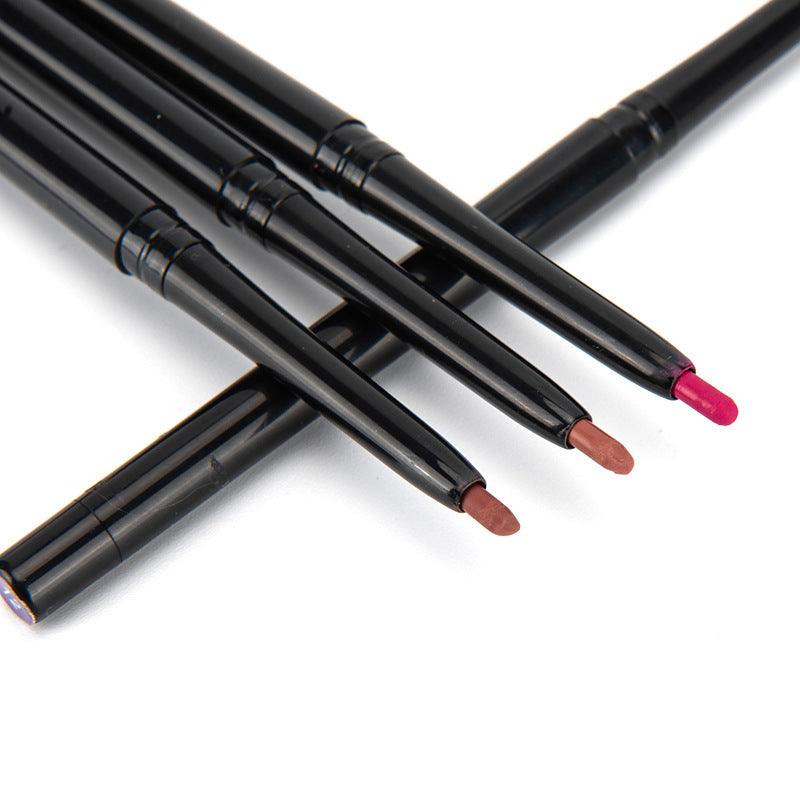 12 Color Retractable Lipliner Pencil Matte Vegan Waterproof Lip Liner - Shmily Beauty