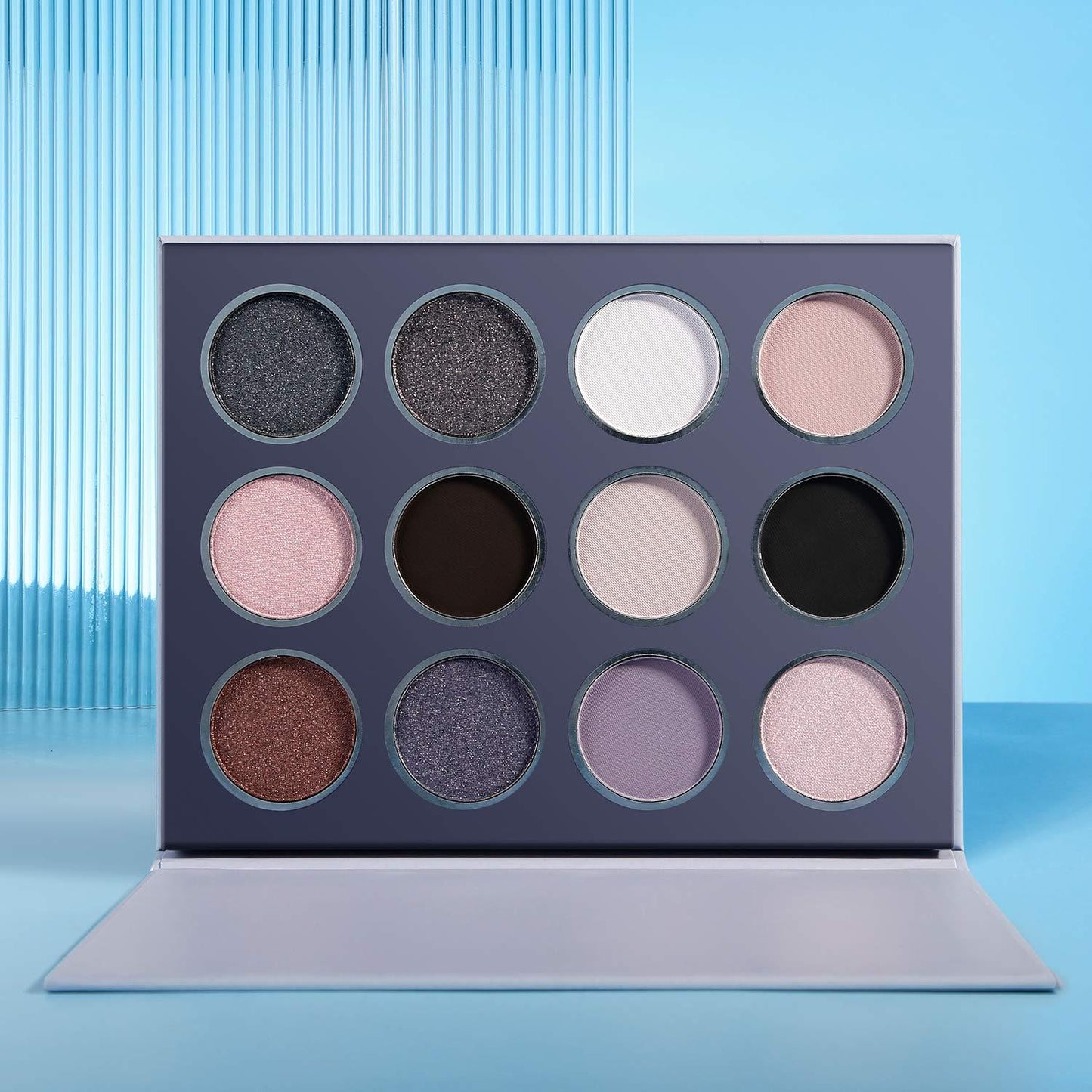 12 Colors Private Label Eyeshadow Palette High Pigment Makeup Pallette Eyeshadow Palettes - Shmily Beauty