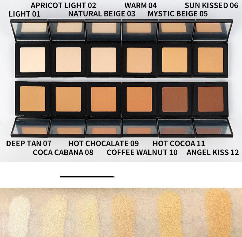 13 Color Hd Private Label Mineral Face Makeup Compact Pressed Powder - Shmily Beauty