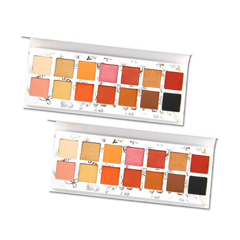 14 Colors High Pigmented Eyeshadow Plattes - Shmily Beauty