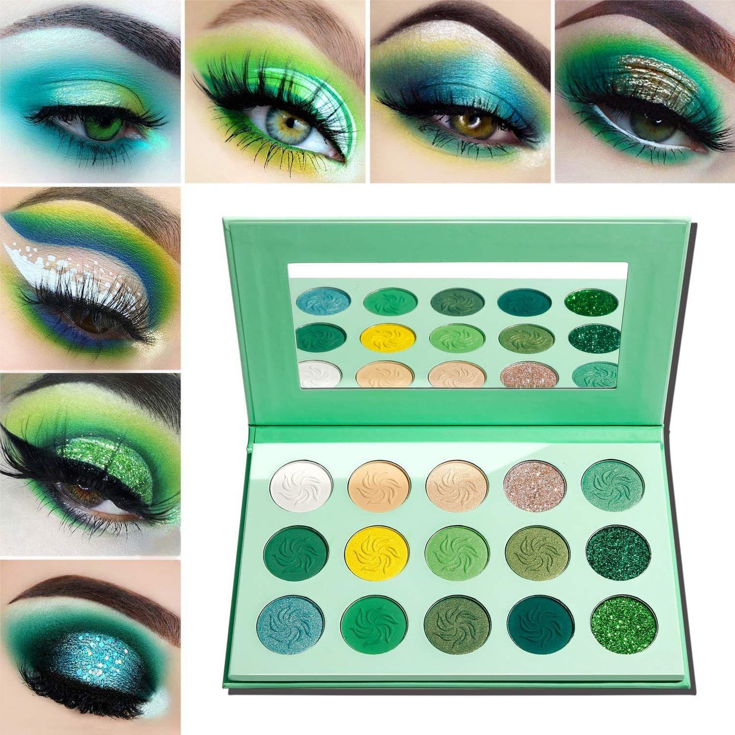 15 Colors Eye Shadow Vegan Makeup Private Label Eyeshadow Palette - Shmily Beauty