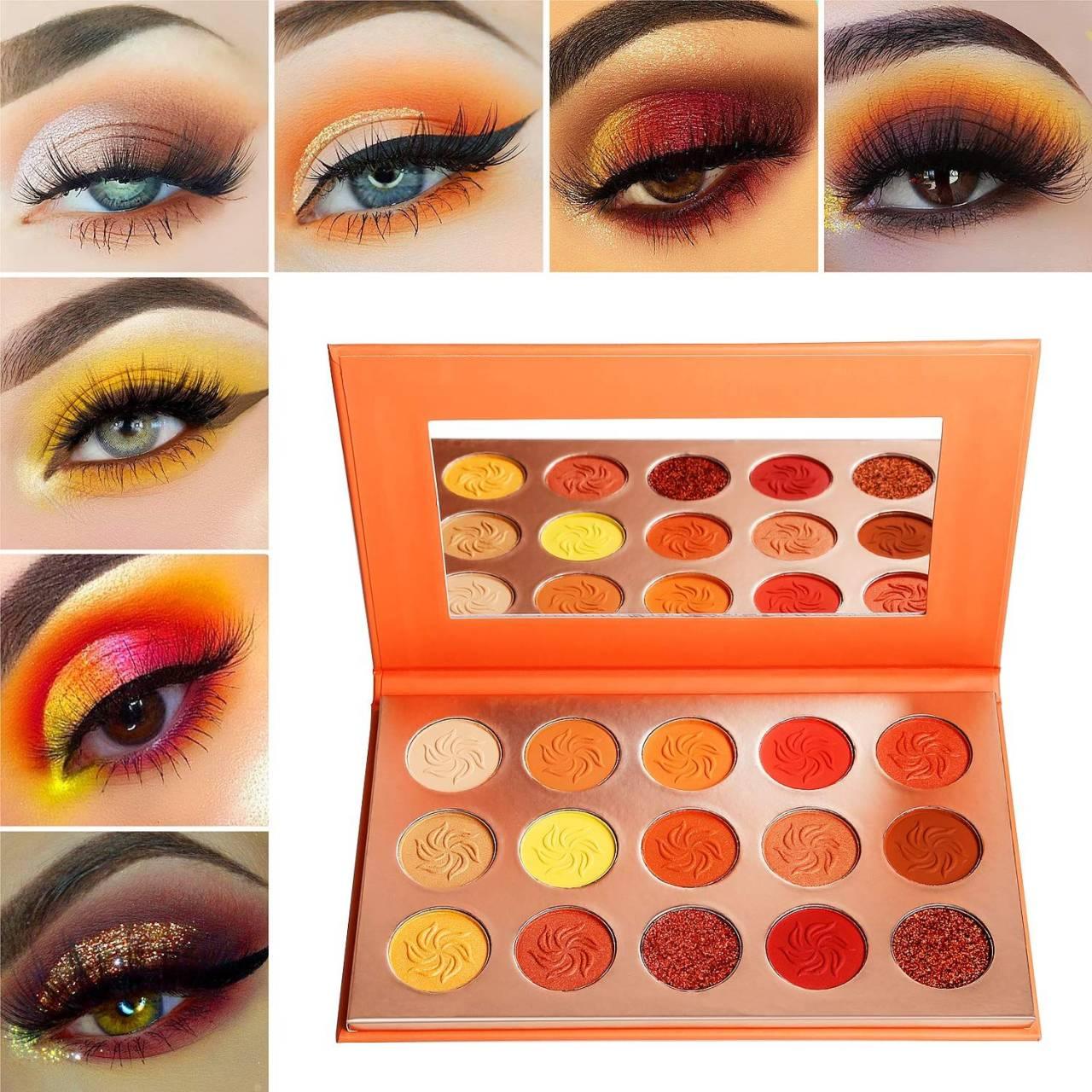 15 Colors Eye Shadow Vegan Makeup Private Label Eyeshadow Palette - Shmily Beauty