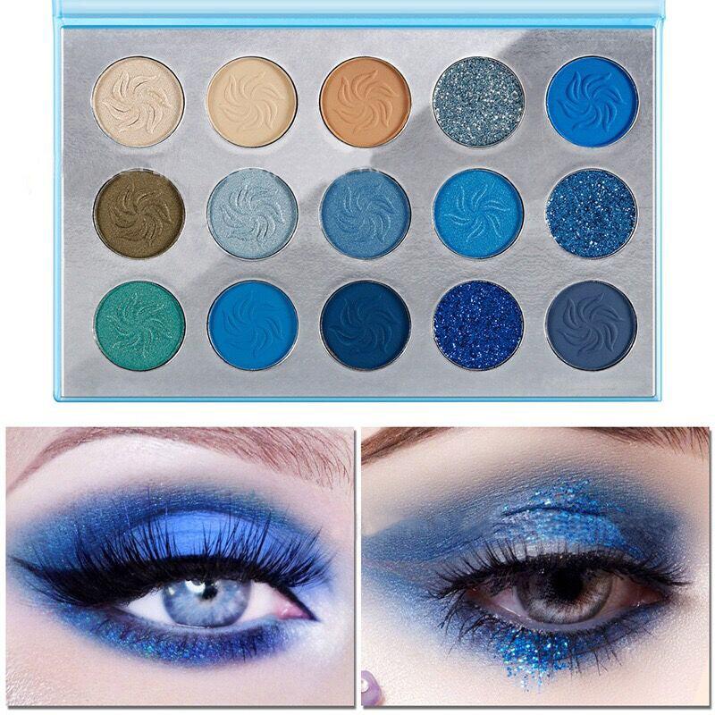 15 Colors Eye Shadow Vegan Makeup Private Label Eyeshadow Palette - Shmily Beauty