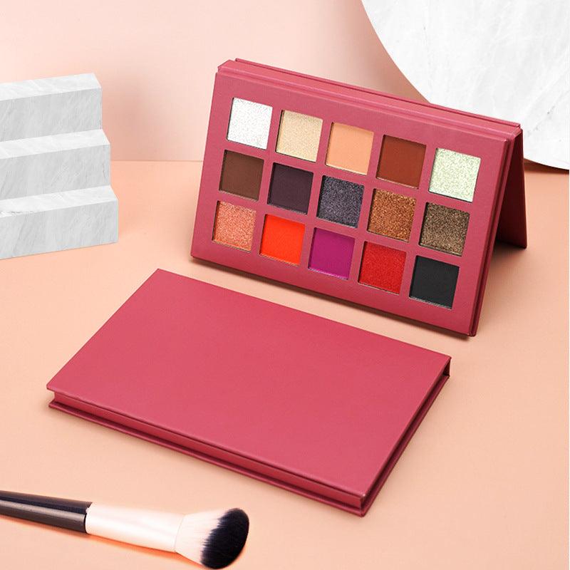 15 Colors High Pigmented Eyeshadow Palettes - Shmily Beauty
