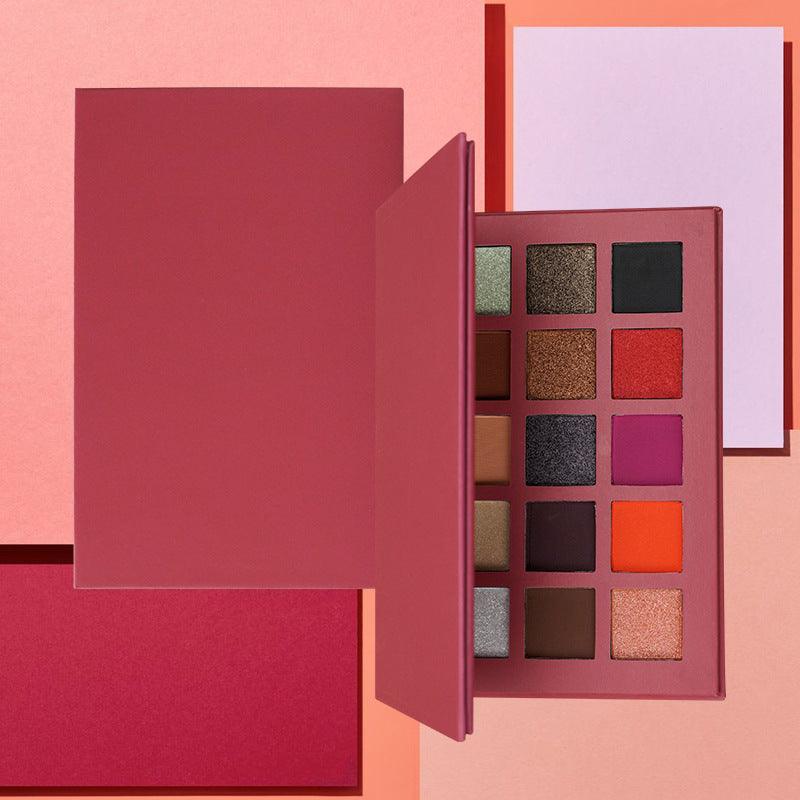 15 Colors High Pigmented Eyeshadow Palettes - Shmily Beauty