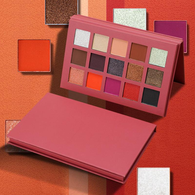 15 Colors High Pigmented Eyeshadow Palettes - Shmily Beauty