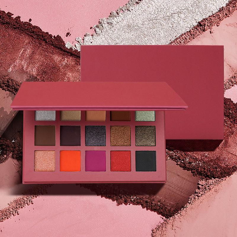 15 Colors High Pigmented Eyeshadow Palettes - Shmily Beauty