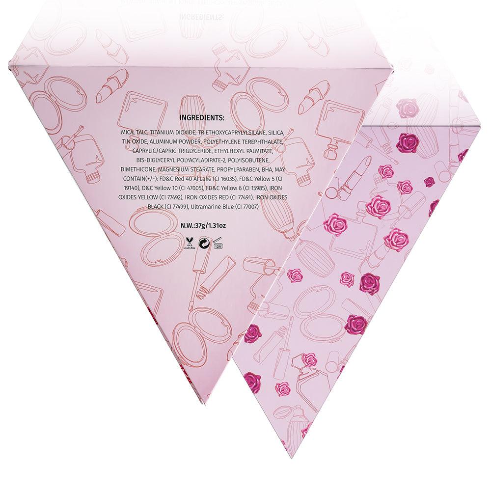 15 Colors Triangle High Pigmented Eyeshadow Palettes - Shmily Beauty