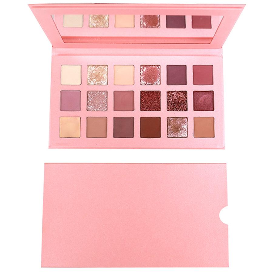 18 Colors Custom Wholesale Beauty Glitter Matte Eye shadow Private Label High Pigment Eyeshadow Palettes - Shmily Beauty
