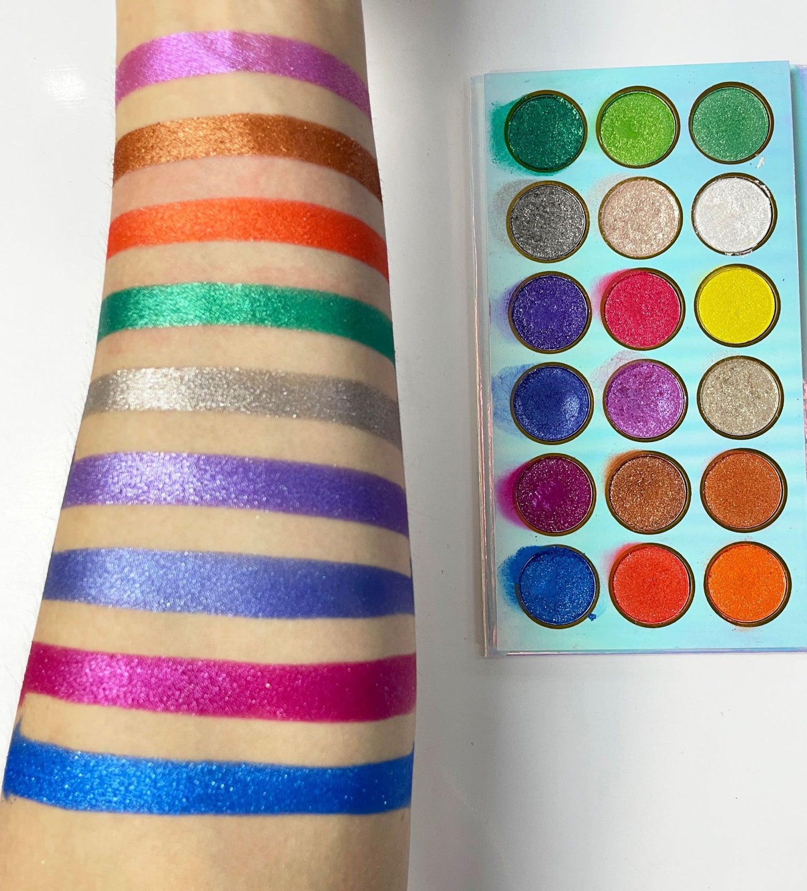 18 Colors Eyeshadow Private Label High Pigment Eyeshadow Palettes - Shmily Beauty