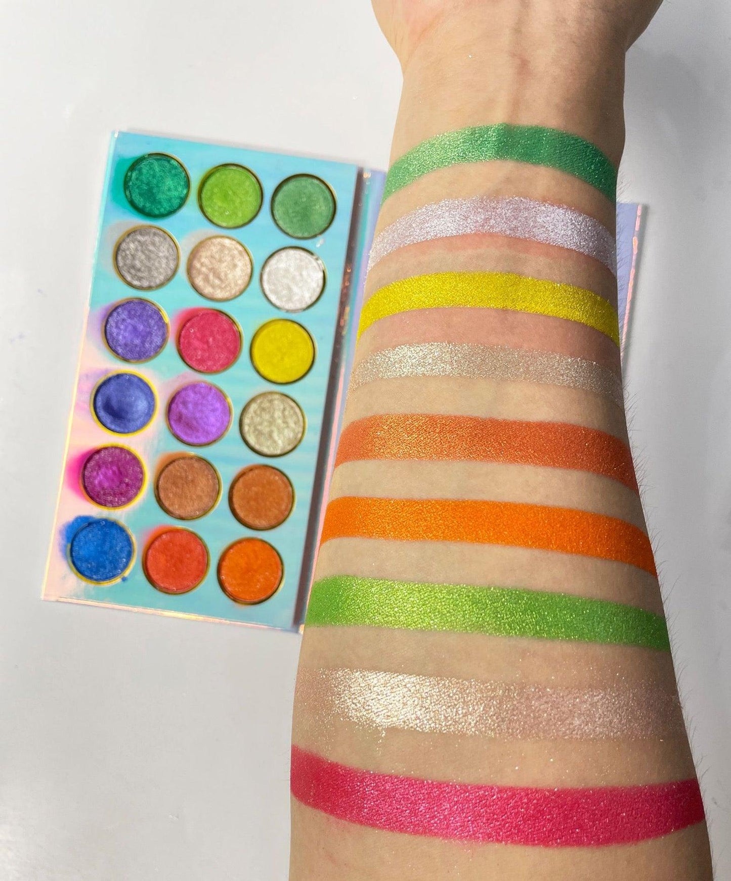 18 Colors Eyeshadow Private Label High Pigment Eyeshadow Palettes - Shmily Beauty