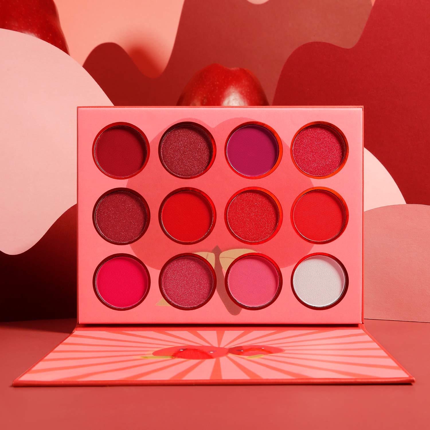 2022 Wholesale waterproof high pigment 12 colors eyeshadow palette private label - Shmily Beauty