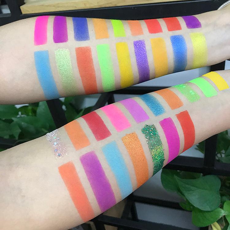 35 Colors High-Quality Neon Eyeshadow Palettes With Vibrant Colors - Shmily Beauty