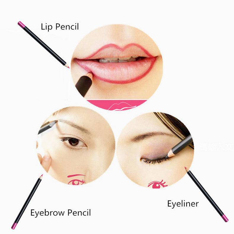 3in1 Lip Liner 12 Colors Matte Lipliner Pencil Private Label Lip Liner - Shmily Beauty