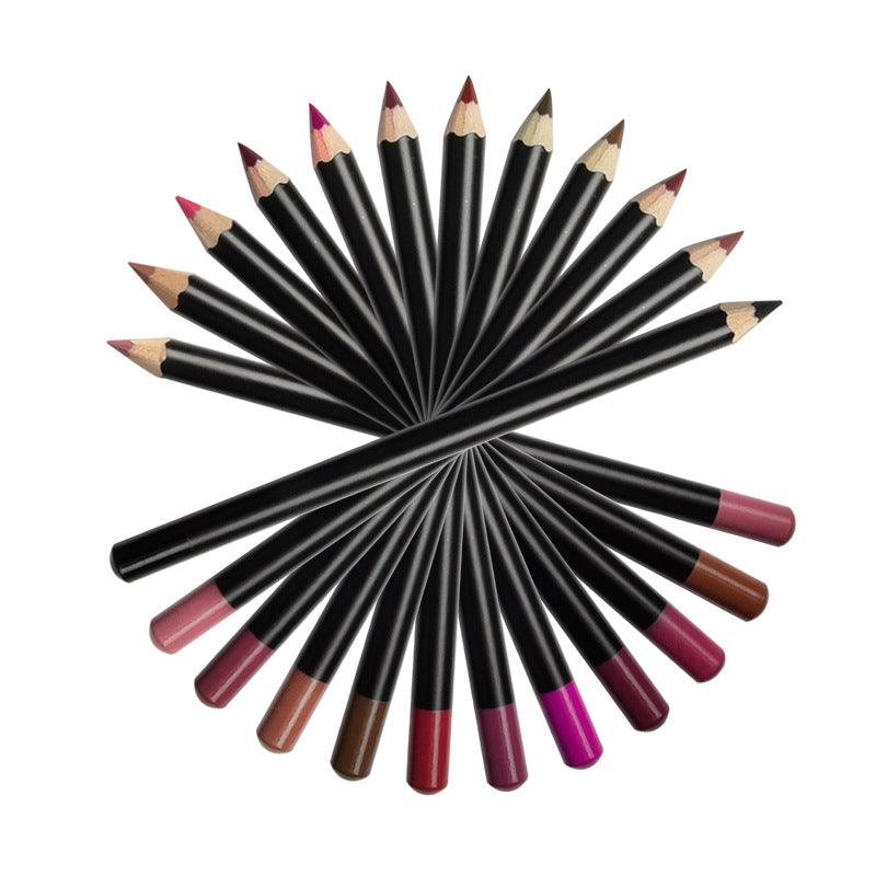 3in1 Lip Liner 12 Colors Matte Lipliner Pencil Private Label Lip Liner - Shmily Beauty