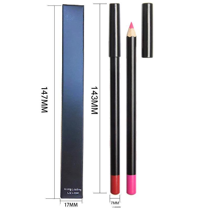 3in1 Lip Liner 12 Colors Matte Lipliner Pencil Private Label Lip Liner - Shmily Beauty