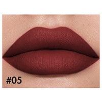 5 Colors Matte Red Square Tube Lipsticks - Shmily Beauty