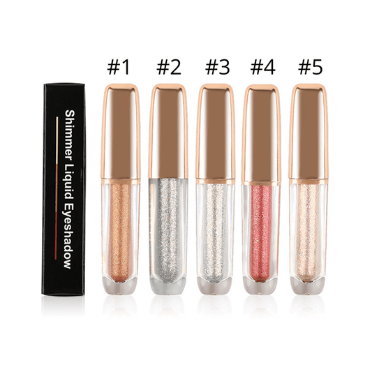 5 Colors Shimmer Metallic Liquid Eyeshadows - Shmily Beauty