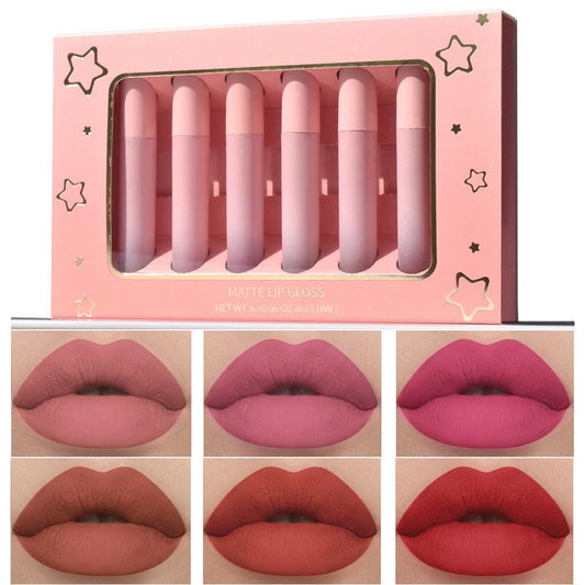 6 In 1 Lipstick Sets Wholesale Private Label Lip Stick Matte Lipstick Sets - Shmily Beauty