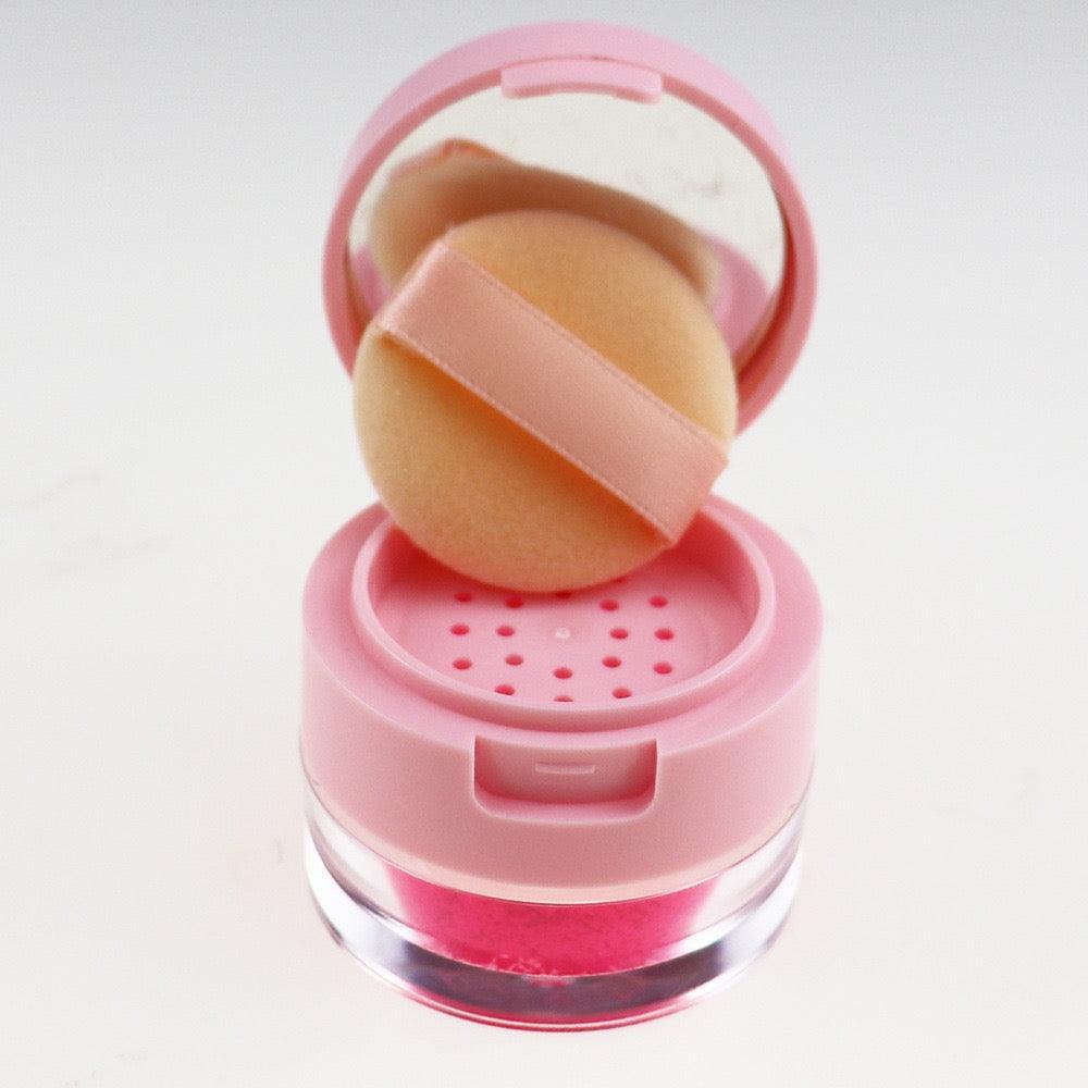 7 Colors Neon Single Loose Eyeshadows With Puff - Shmily Beauty