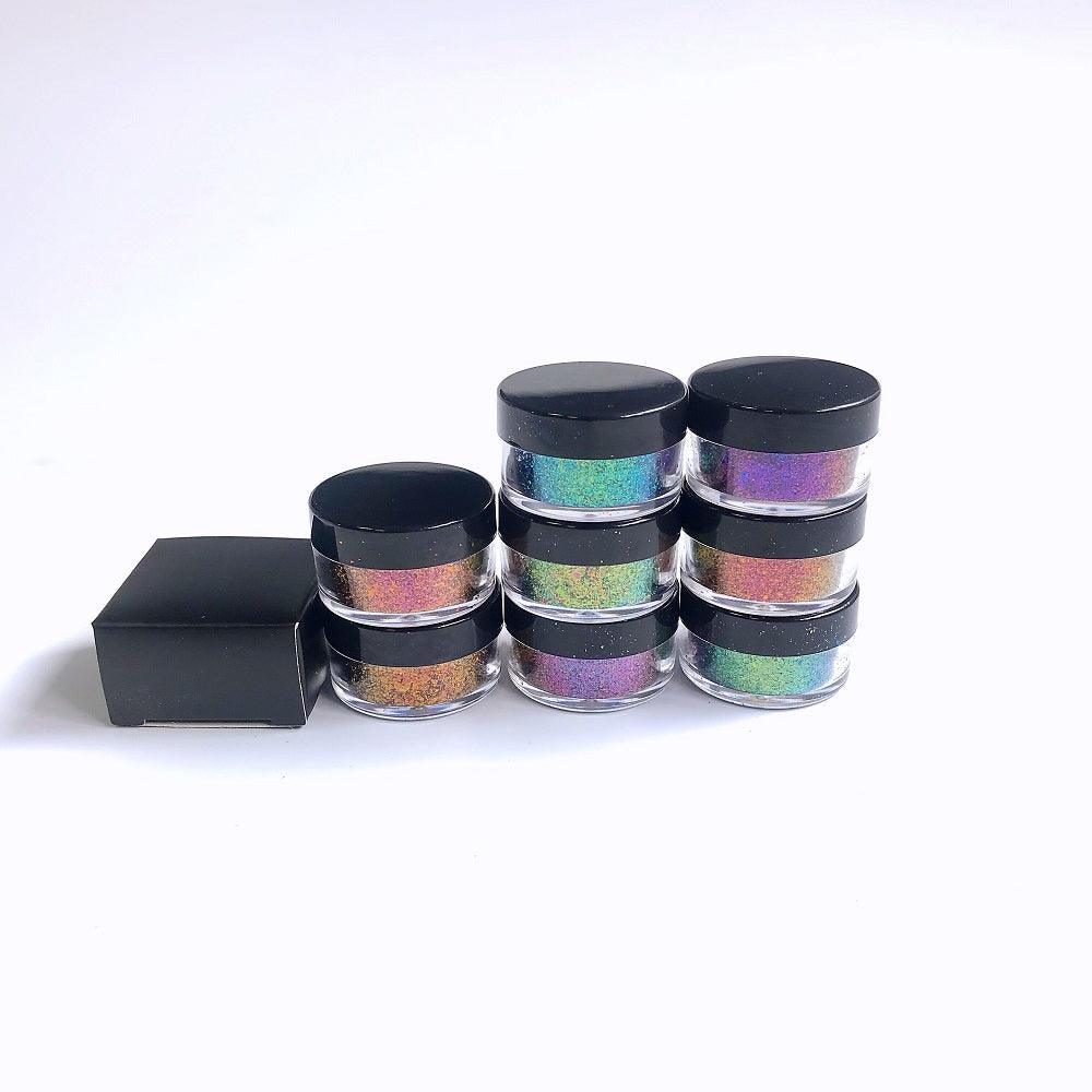 8 Colors Chrome Single Loose Eyeshadow - Shmily Beauty