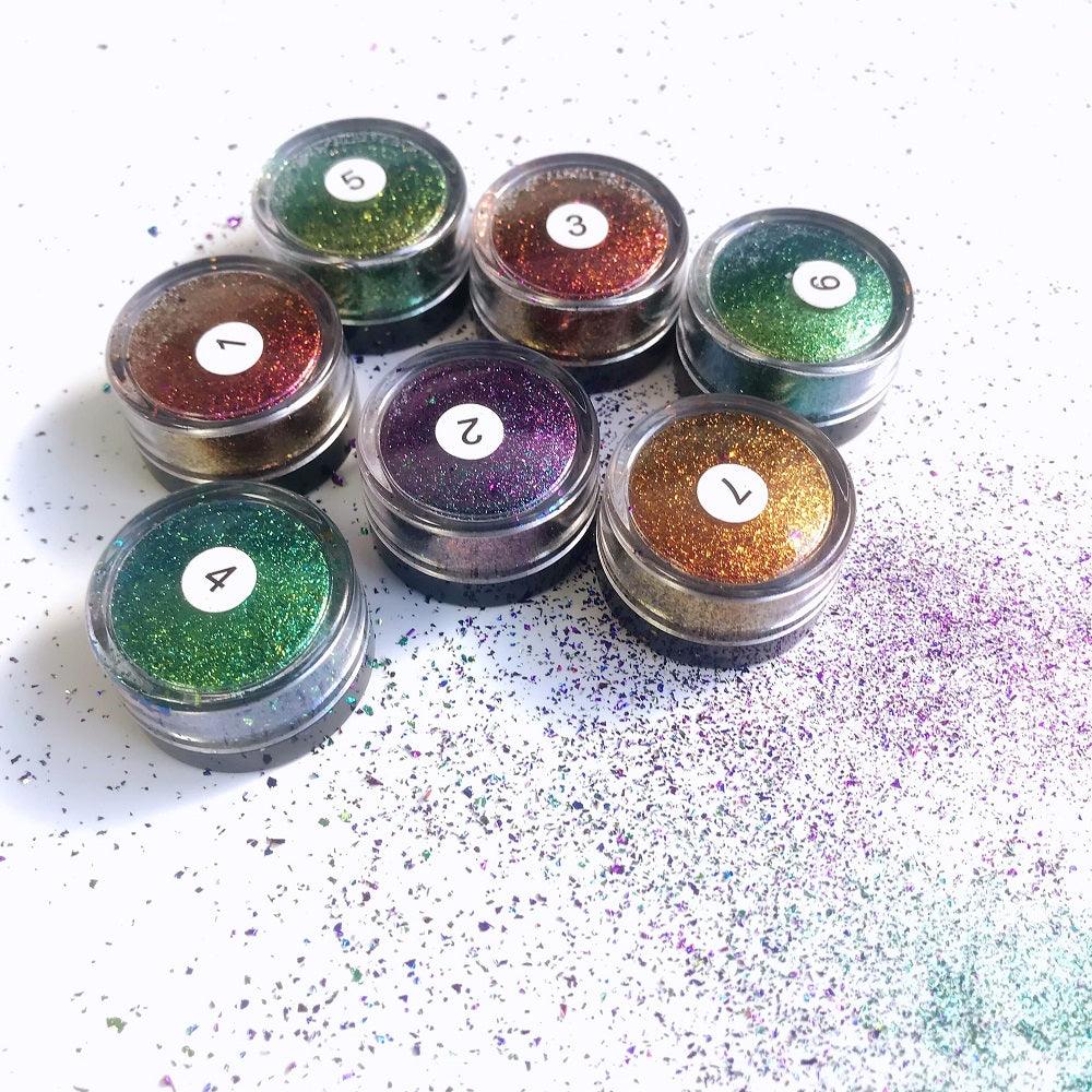 8 Colors Chrome Single Loose Eyeshadow - Shmily Beauty
