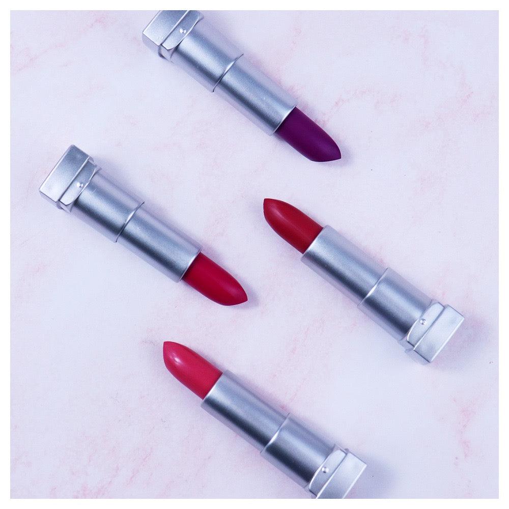 9 Colors Transparent Silver Tube Moisturizing Lipsticks - Shmily Beauty