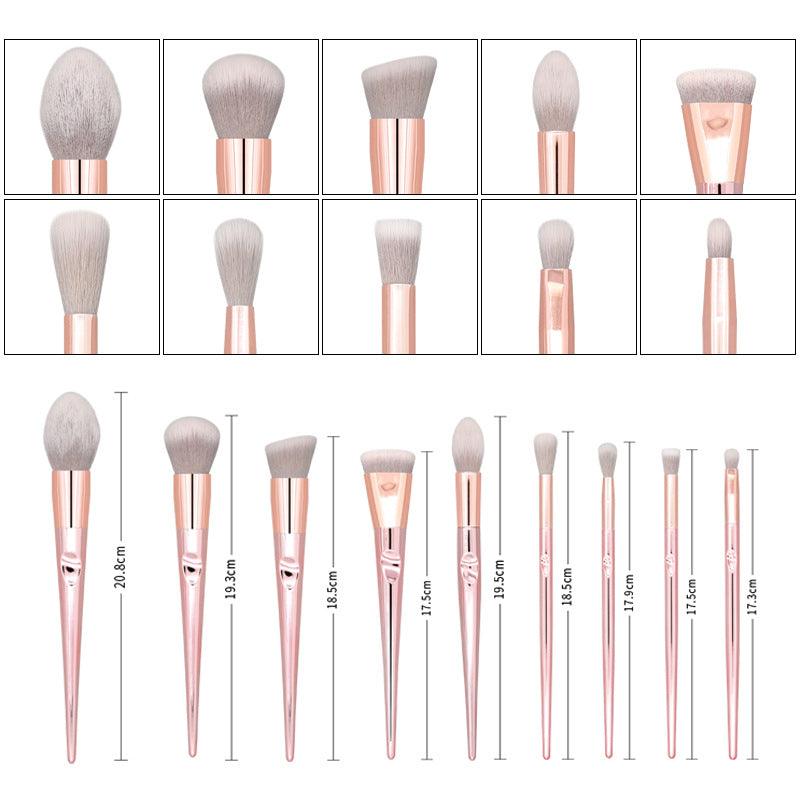 Cosmetic Foundation Eyeshadow Makeup Brushes Cute Makeup Brush Set - Shmily Beauty