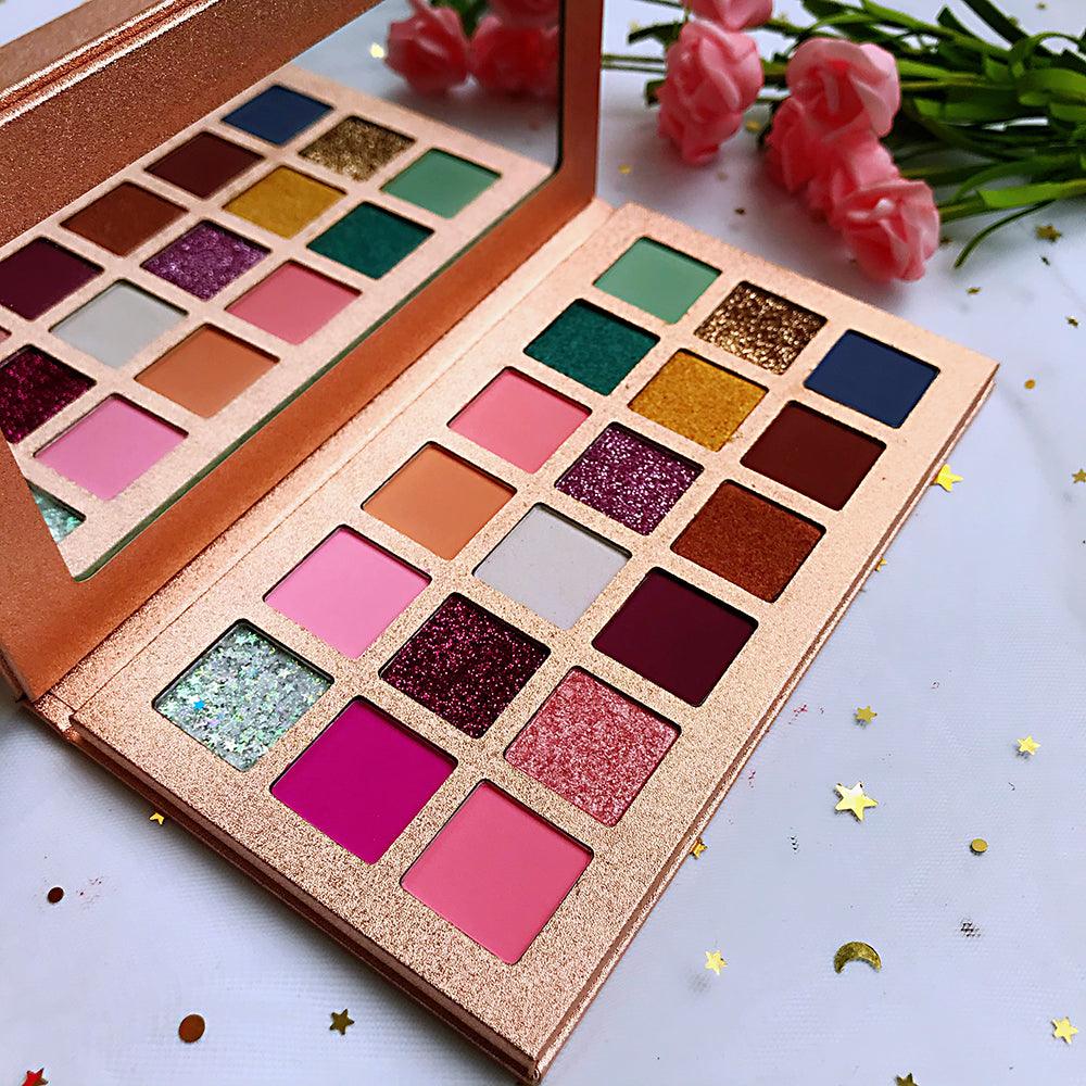 Custom Wholesale Eyeshadow Private Label High Pigment Eyeshadow Palettes - Shmily Beauty