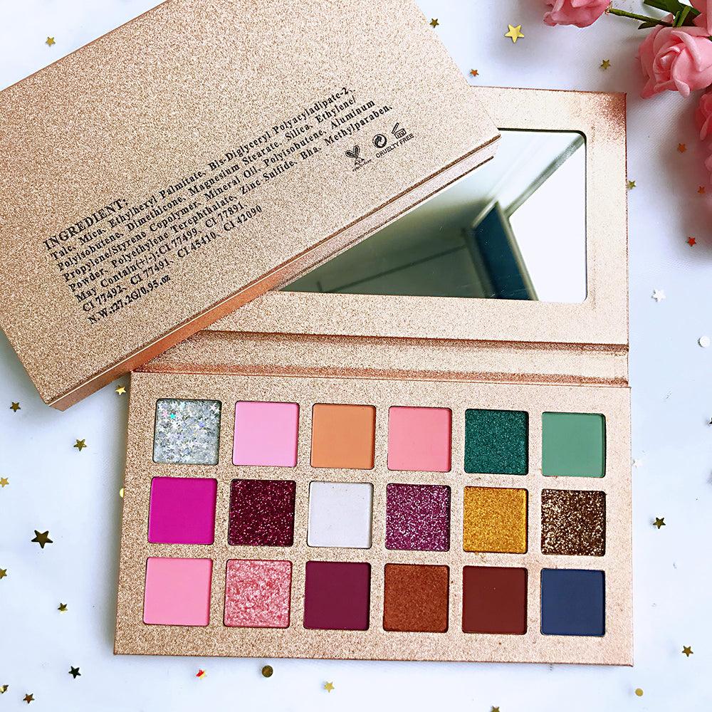 Custom Wholesale Eyeshadow Private Label High Pigment Eyeshadow Palettes - Shmily Beauty