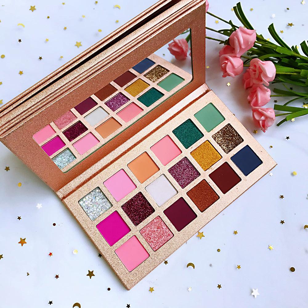 Custom Wholesale Eyeshadow Private Label High Pigment Eyeshadow Palettes - Shmily Beauty