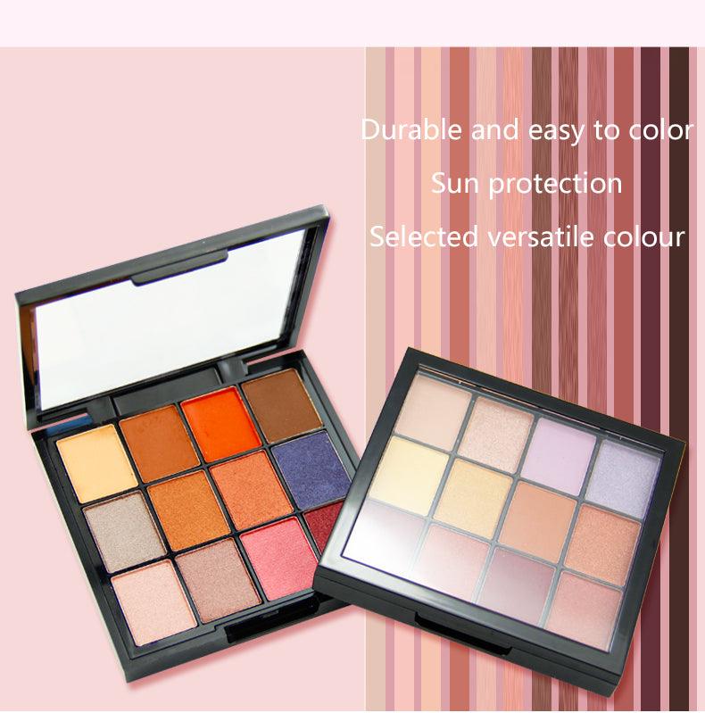 Customized private label high pigmented 12 Colors eye shadow Wholesale DIY Eyeshadow Palette - Shmily Beauty