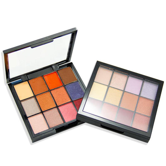 Customized private label high pigmented 12 Colors eye shadow Wholesale DIY Eyeshadow Palette - Shmily Beauty