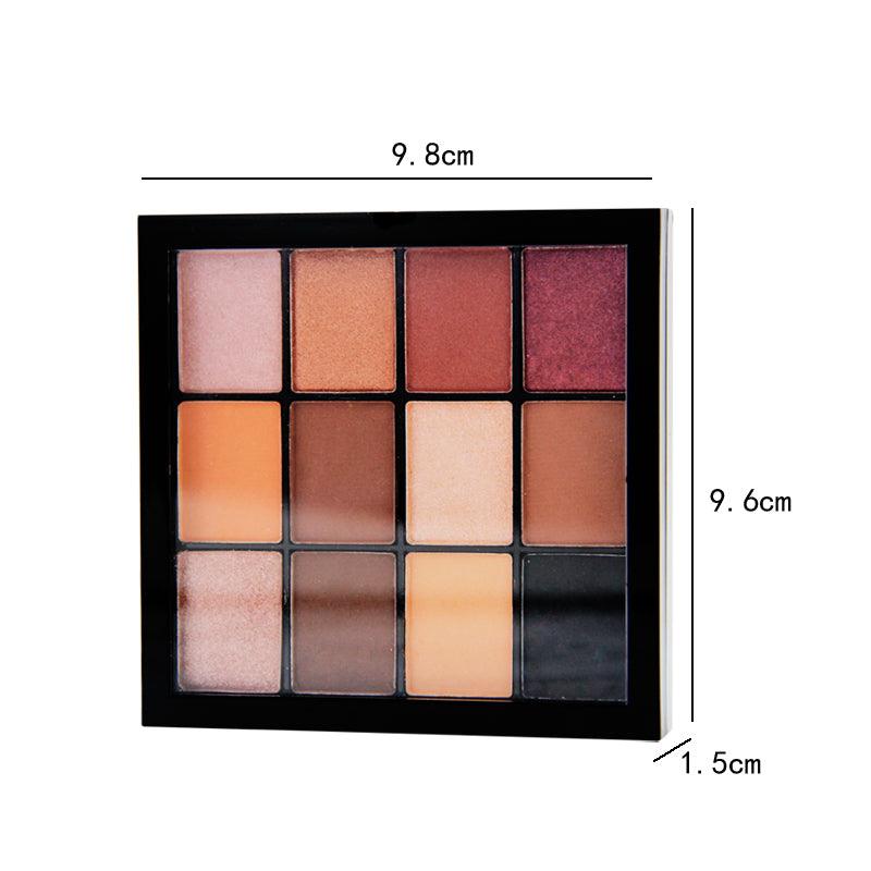 Customized private label high pigmented 12 Colors eye shadow Wholesale DIY Eyeshadow Palette - Shmily Beauty