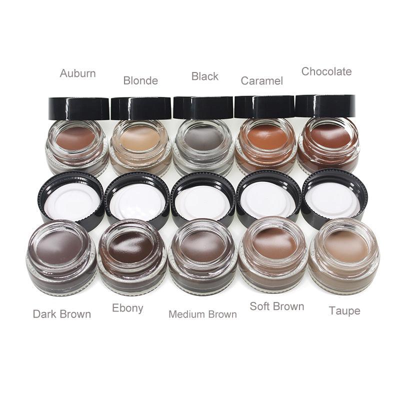 Eyebrow Pomade 10 Color Waterproof Eye Brow Cream Eyeshadow Gel - Shmily Beauty