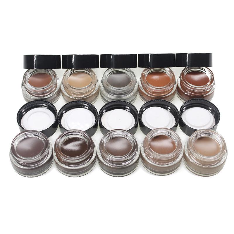 Eyebrow Pomade 10 Color Waterproof Eye Brow Cream Eyeshadow Gel - Shmily Beauty