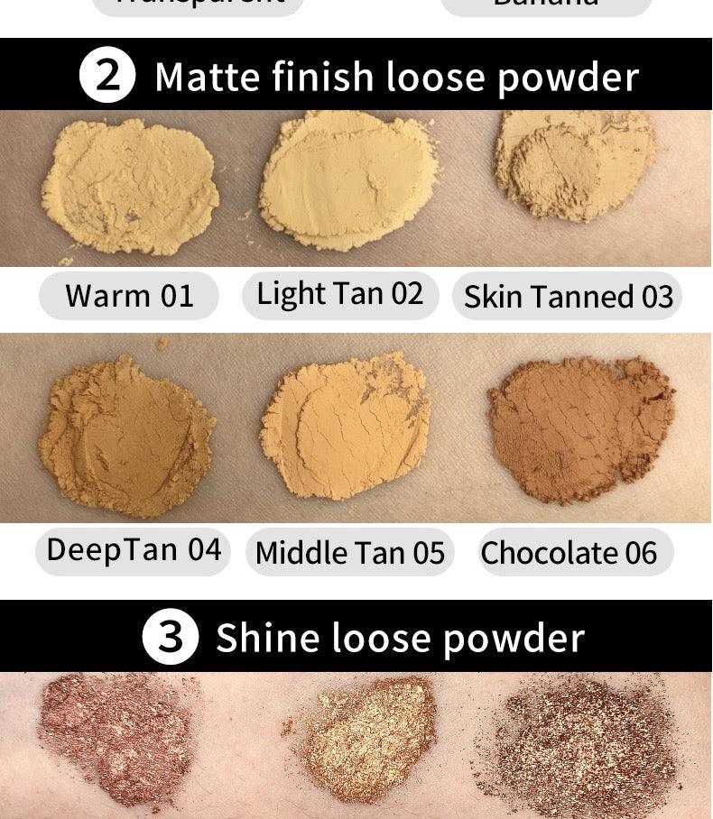 Face Matte Loose Powder Foundation Private Label Setting Powder - Shmily Beauty