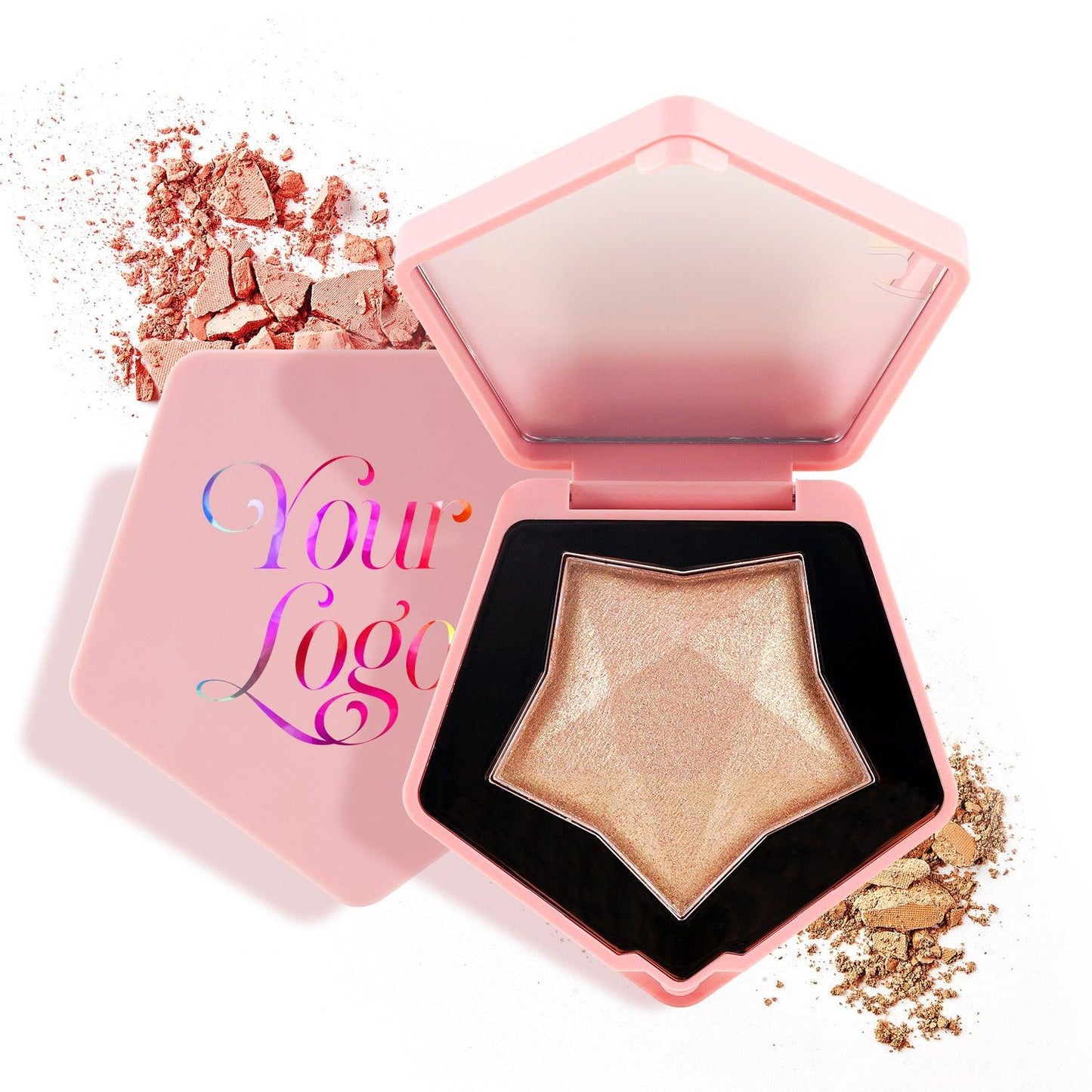 Highlight Powder Mashed Shiny Glitters Pressed Powder - Shmily Beauty