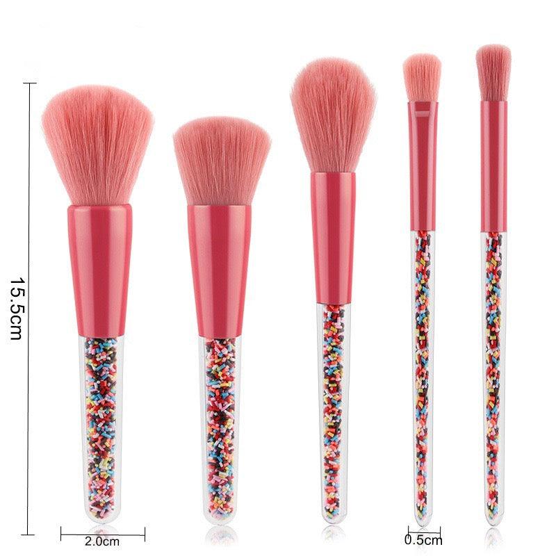 Makeup Brushes Set 5pcs Cosmetic Brush Set For Girls Makeup Tools - Shmily Beauty