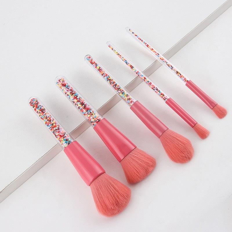 Makeup Brushes Set 5pcs Cosmetic Brush Set For Girls Makeup Tools - Shmily Beauty