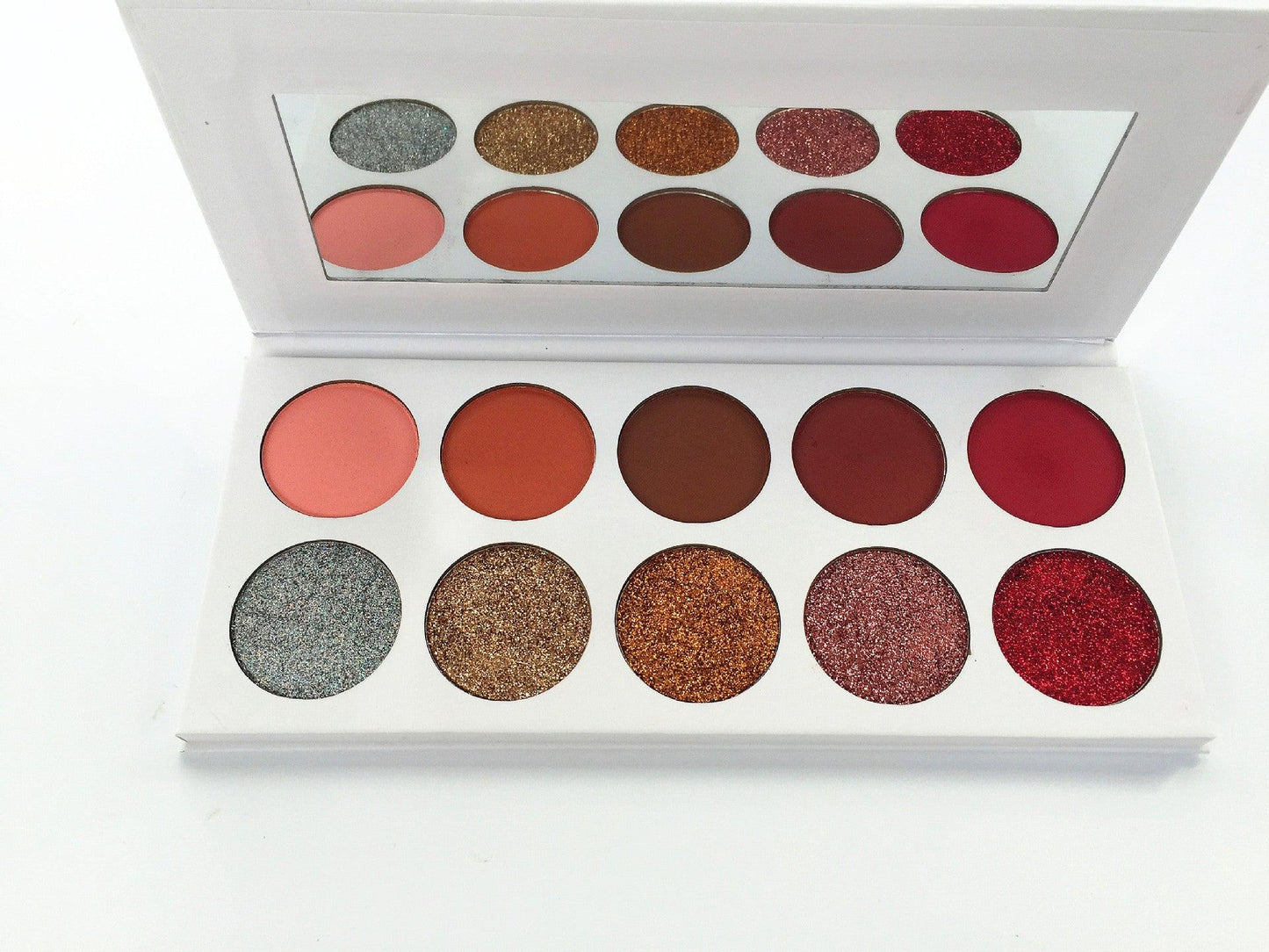 Makeup Cosmetic Eyeshadow Palette Glimmer Matte DIY Pigment Eyeshadow 10 Colors Square - Shmily Beauty
