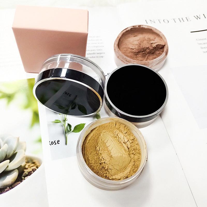 Makeup Loose Setting Powder Round Plastic Box Loose Powder - Shmily Beauty