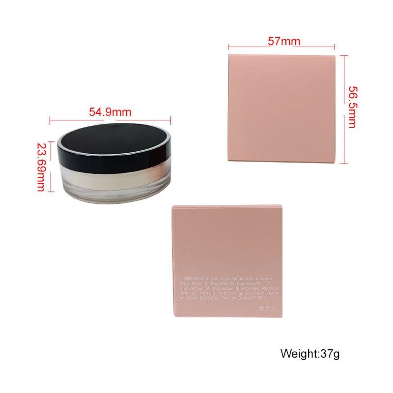 Makeup Loose Setting Powder Round Plastic Box Loose Powder - Shmily Beauty
