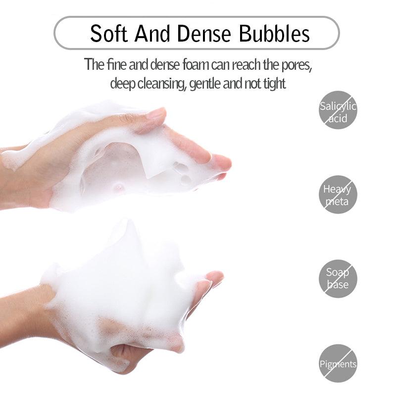 Moisturizing Foaming Deep Cleansing Anti Acne Brightening Whitening Vitamin C Face Wash Cleanser - Shmily Beauty