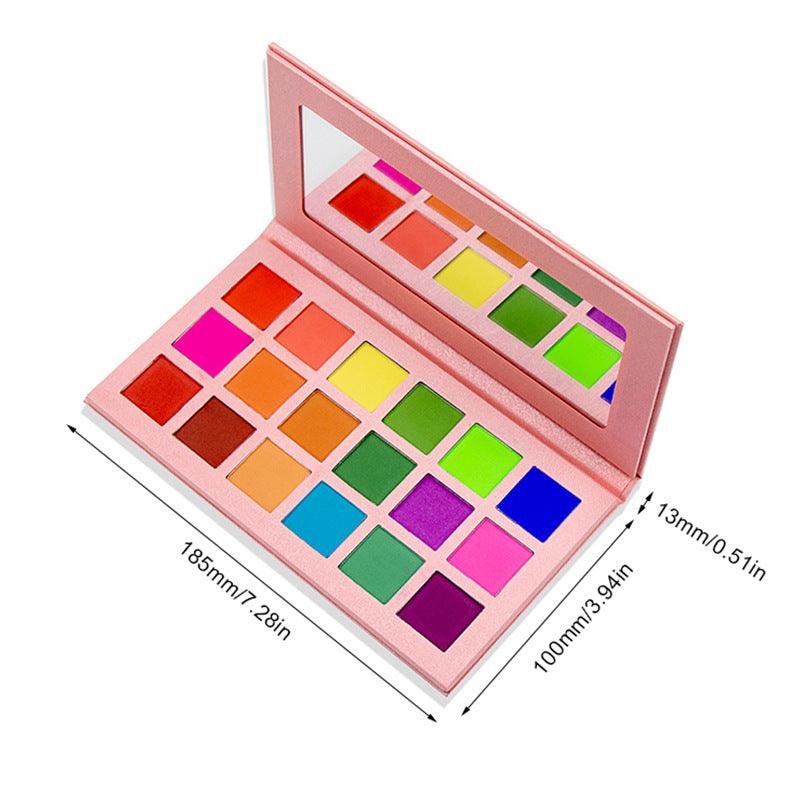 Pink Makeup Private Label Pigmented 18 Colors Eyeshadow Palettes - Shmily Beauty