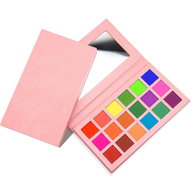 Pink Makeup Private Label Pigmented 18 Colors Eyeshadow Palettes - Shmily Beauty